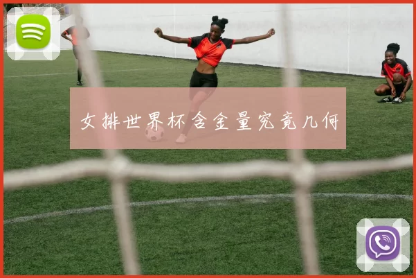 女排世界杯含金量究竟几何