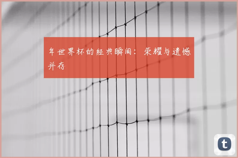 年世界杯的经典瞬间:荣耀与遗憾并存